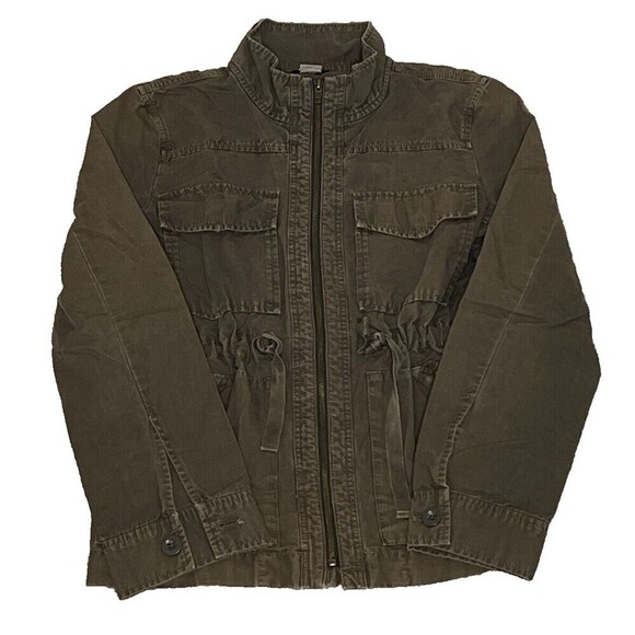 J Crew Army Jacket Relaxed Boyfriend Fit Field Ryden Military Brown Women‎ Small - Picture 1 of 6
